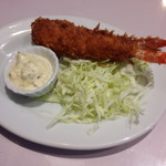 とんかつ&ハンバーグ たくとみ - エビフライ