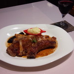 とんかつ&ハンバーグ たくとみ - 骨付きロースステーキ