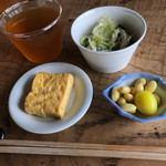 そば舎 あお - お通し 全体