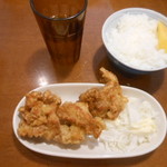 もんど - 唐揚げ定食　2017.7