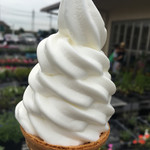 すかなごっそ - 牛乳ソフトクリーム300円(月曜日は250円)