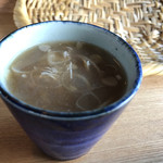 そば舎 あお - 十割蕎麦の時は蕎麦湯もとろとろ