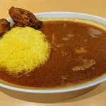 マサラキッチン - チキンカレー＋タンドリーチキン カレー大盛  ごはん普通  2辛