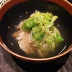 欧割烹 清水 - フカヒレのお椀！！