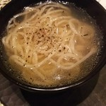 欧割烹 清水 - 自家製鯛出汁うどん♪