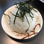 らーめんやまふじ - やまふじまぜそば　９００円　〆ご飯付き