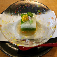 日本料理 隨縁亭 ホテルモントレ仙台 - ＊涼風点心膳＊　2500円
                【先　附】オクラ長芋羹　山葵　旨出掛け