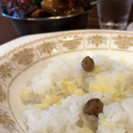 トマト - 和牛ビーフジャワカレー＋季節の野菜入り(\2,300+480)