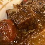 トマト - 和牛ビーフジャワカレー＋季節の野菜入り(\2,300+480)　角切りビーフ