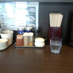 麺屋りゅう - カウンターセット