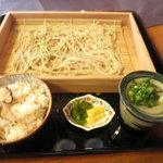 細麦さくらや - 板そばとまぜご飯セット