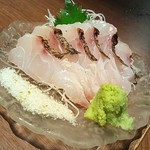 すし居酒屋まんげつ - 真鯛単品６８０円