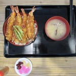 鎌倉橋 天次郎 - 特大海老 天丼