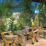 味暖簾 - 静かになったテラス