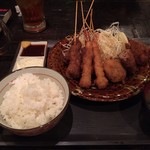 とんふらい - とんふらい定食（１２００円）