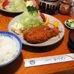 とんかつ かつせい - 特ロースかつ＋ご飯＋なめこ汁＠かつせい★2008/8