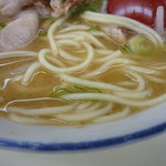たかばしラーメン - 麺とスープ('11.2)