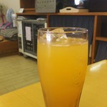 花岡製麺 - 20170717「オレンジジュース」0円(14以降は無料サービスで振る舞い)