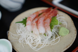 Kamejima Tei - 丼には＋３20円ではまちか甘海老をプラスできます