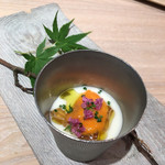 レヴォ - 雲丹、白海老、玉ねぎ、コンソメジュレのビシソワーズ
