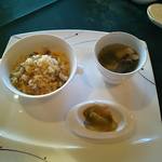 中国料理 翆陽 - 鯛のスープとチャーハン