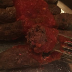 ビストロひつじや - シシカバブのアップ