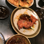 韓国家庭料理 青山 - チヂミ、ヤンニョムチキン、牛すじ