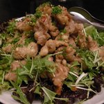 中華酒膳 幸龍 - （2011/1月）宴会料理の「豚肉のピリ辛揚げ」