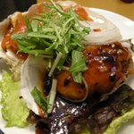 中華酒膳 幸龍 - （2011/1月）宴会料理の「牡蠣のブラックビーンズとチリソース」