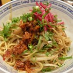 中華酒膳 幸龍 - （2011/1月）宴会料理の「ザーサイ和えそば」