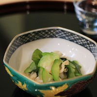竹久 - 酢の物(青ウリ、ひも、わかめ）