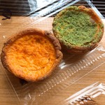 べべのおそうざい - ズワイガニとイタヤ貝 450円、牡蠣とホタルイカのブルギニョンバター 500円