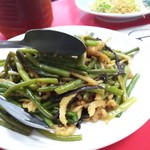 龍光園 - ニンニクノ芽の炒め物