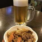 なごみ - 生ビールと焼きそば100円