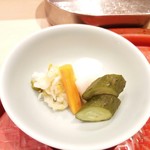 てんぷら 深町 - お漬物