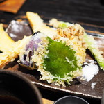 山元麺蔵 - 野菜天ざる