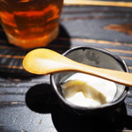 山元麺蔵 - 店主からサービスの杏仁豆腐