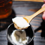 山元麺蔵 - 店主からサービスの杏仁豆腐