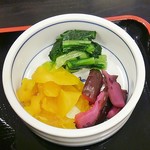うな繁 - 香の物。
