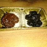 源氏 - 蕗味噌、海苔の佃煮