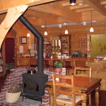 ログキッチン ヴァレ・ノワール - 薪ストーヴのある風景１