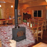 ログキッチン ヴァレ・ノワール - 薪ストーヴのある風景２