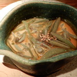 秋田産ジュンサイの冷静茶わん蒸し
