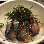 とろさば料理専門店 SABAR - 【2017年06月】とろ鯖漬け丼（ハーフ）@450円。