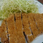 Ishizaka Tonkatsu Ten - (大)とんかつ　サイズ＝たて10cm×よこ18cm×厚さ1cmほど