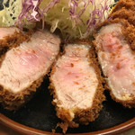 とんかつ檍 - 断面