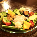 バール aBuku - ☆こだわり野菜とバーニャソース 900円