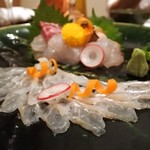 郷土味 かけはし - 穴子の薄造り