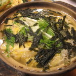 こづち - 【H23.3.2】〆は雑炊。美味しく戴きました。