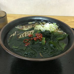 むさしの - わかめそば(¥360)